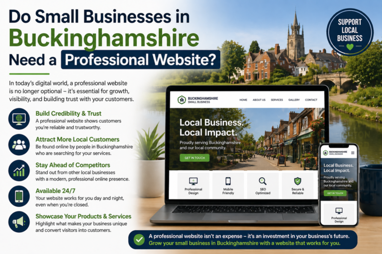 Do Small Businesses in Buckinghamshire Need a Professional Website?