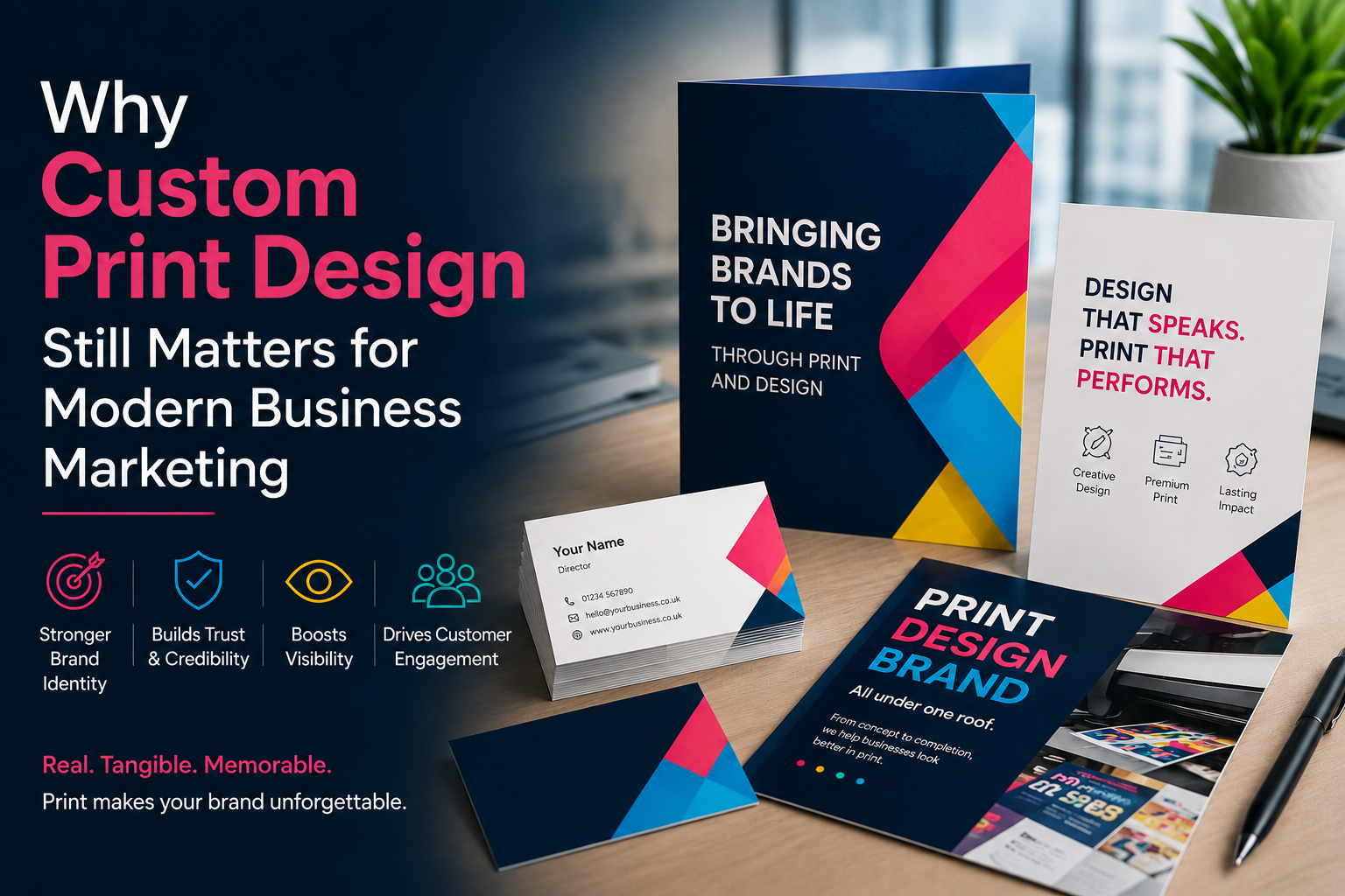 Why Custom Print Design Still Matters for Modern Business Marketing
