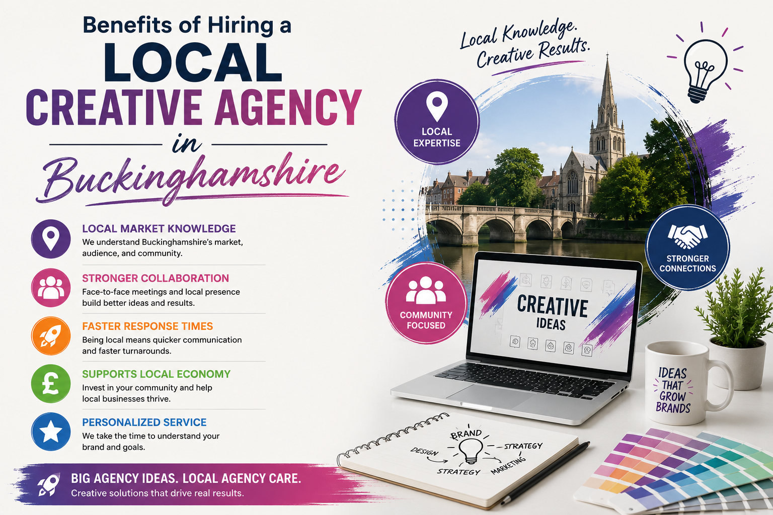 Benefits of Hiring a Local Creative Agency in Buckinghamshire